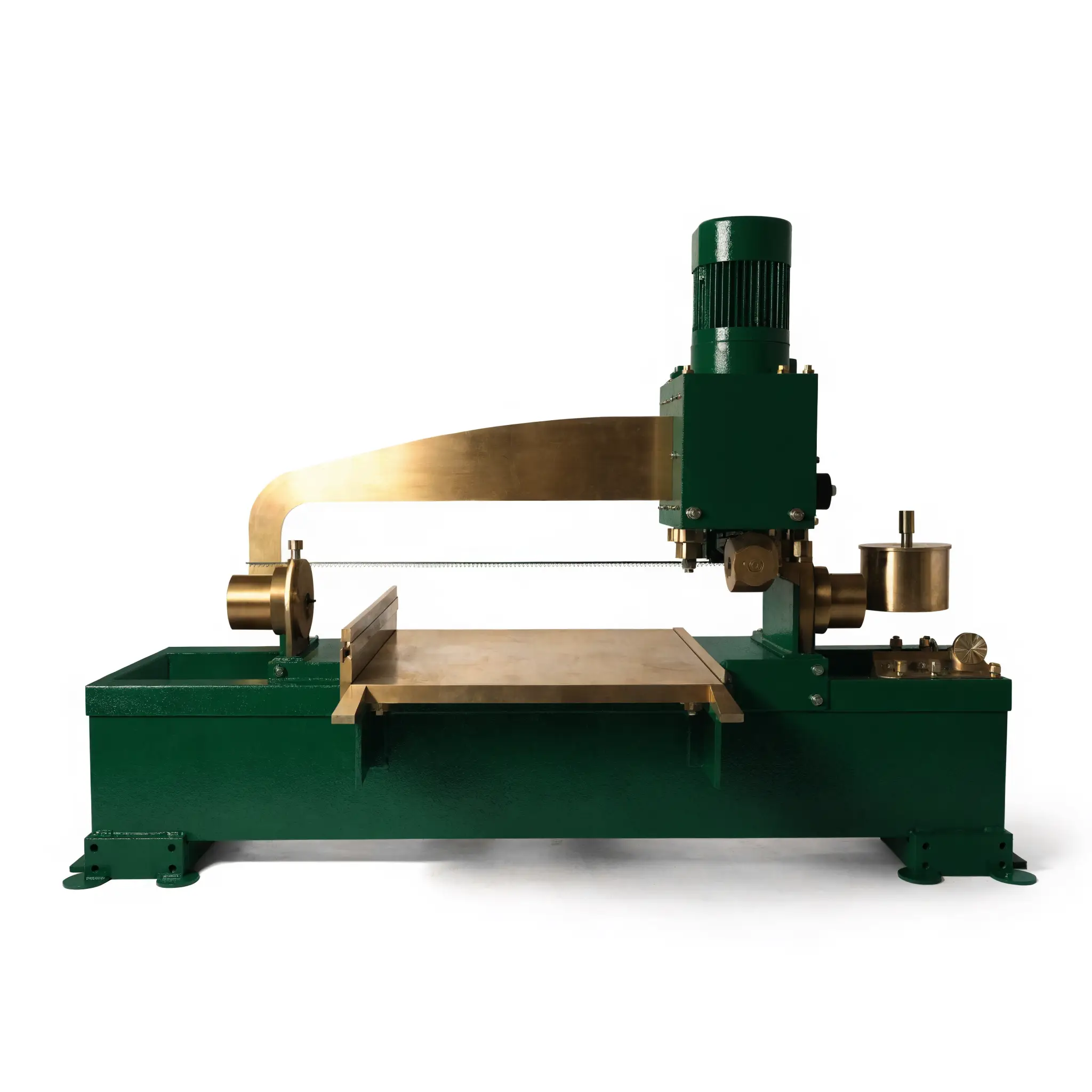 Bandsaw cutting metal stock